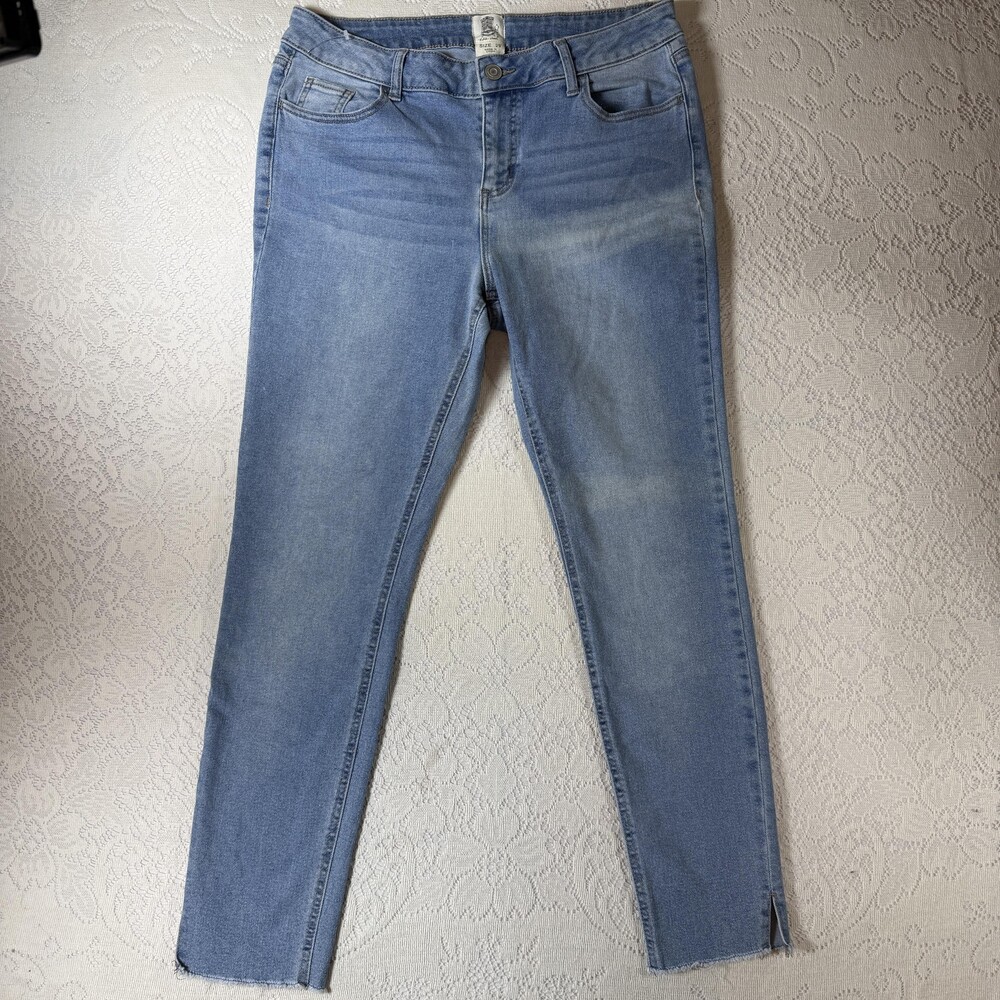 Lilis Closet Jeans Womens 29 Blue Mid Rise Skinny Stretch Light Wash Denim Pants